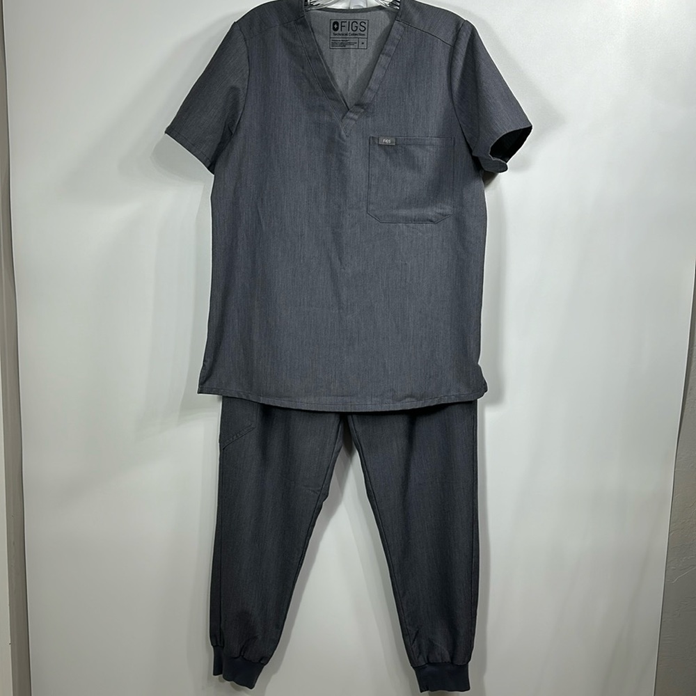 Figs Gray Track Pants & Joggers